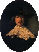 REMBRANDT Harmenszoon van Rijn, Portrait of Maurits Huygens